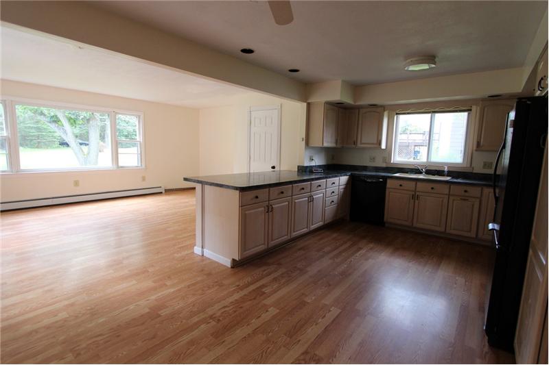 Kitchen Opens to Huge Great Room  - 12 Kimberly Trail Danbury CT